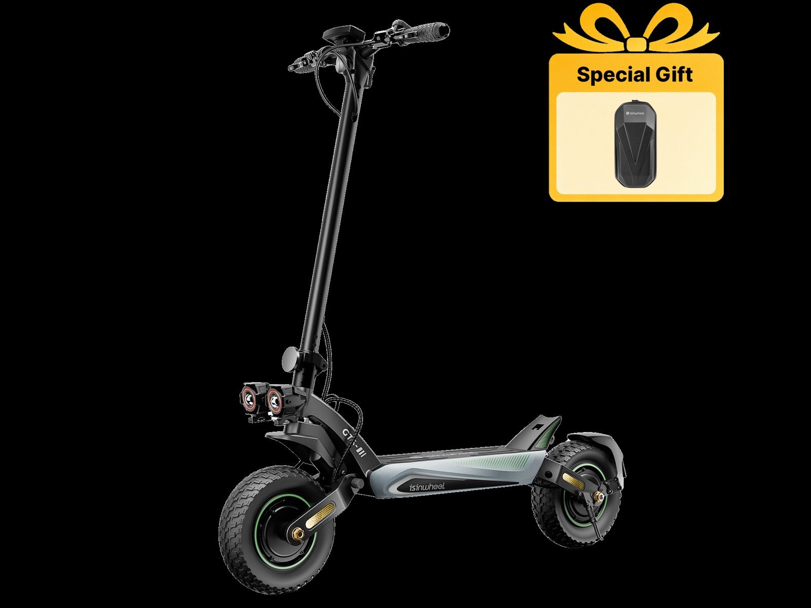 Trottinette électrique tout-terrain — châssis renforcé